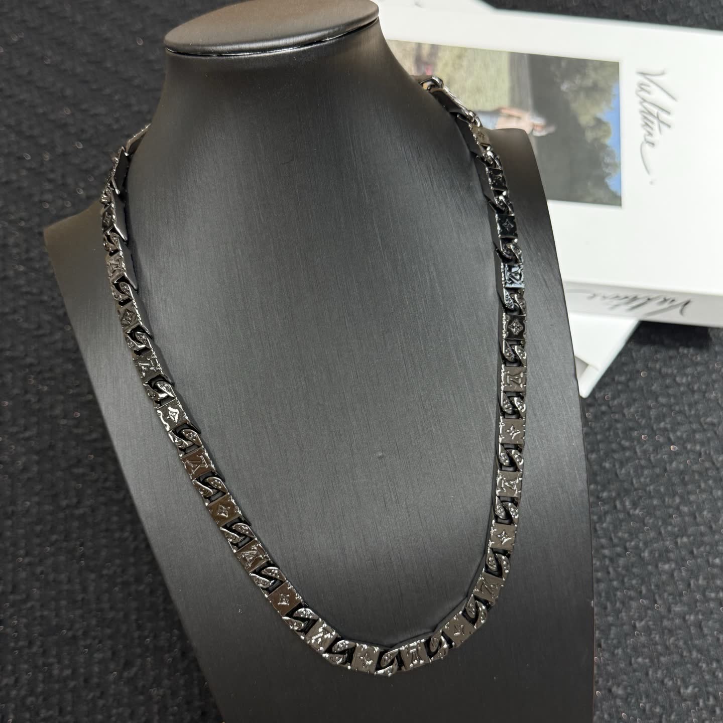 Louis Vuitton Monogram Canvas Chain Necklace